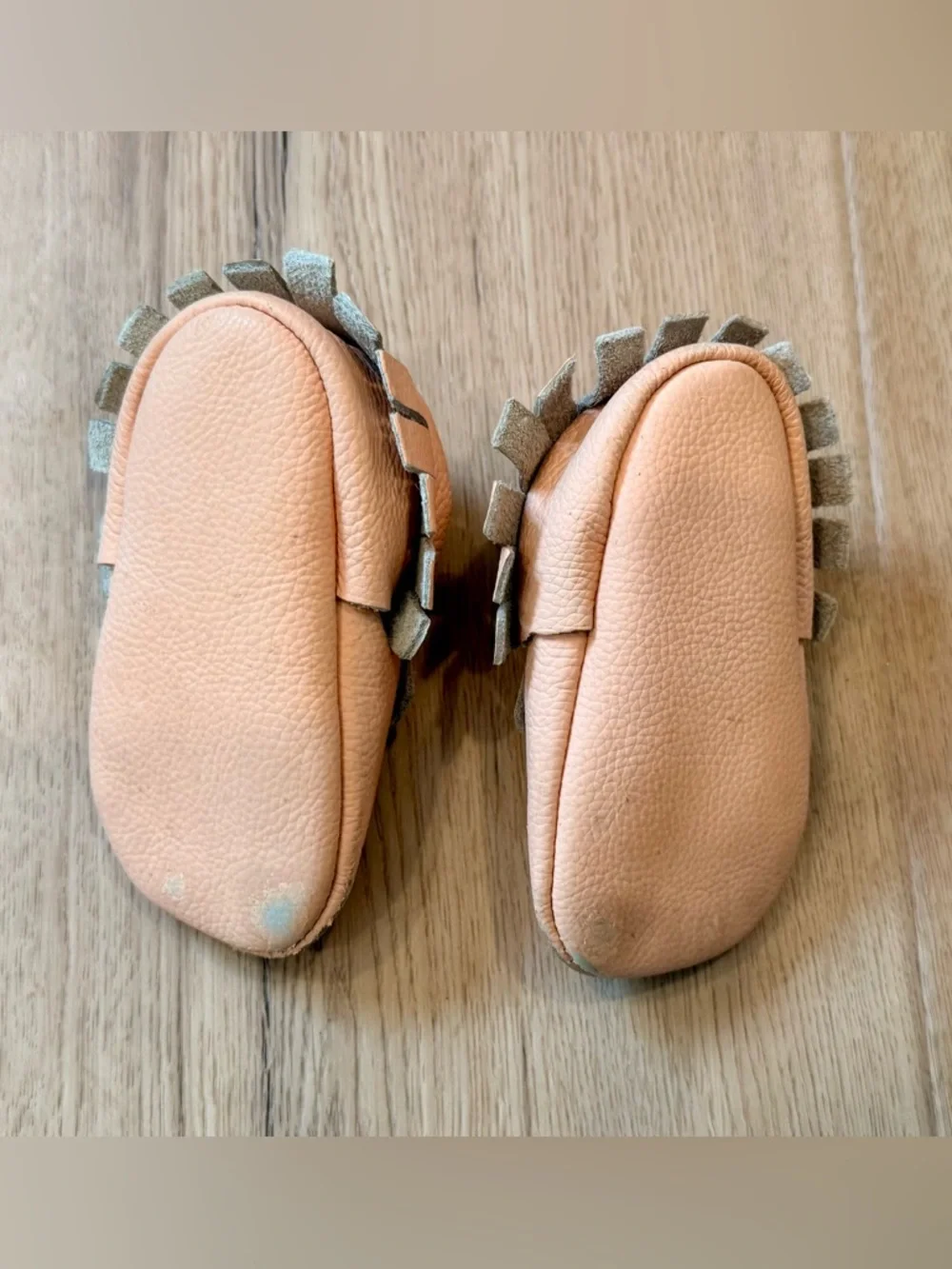 Bird Rock Baby Light Pink Moccasins Size 5.5